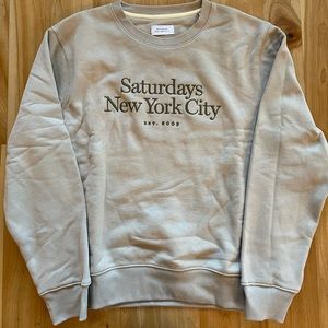Men’s Saturdays NYC sweatshirt: size medium